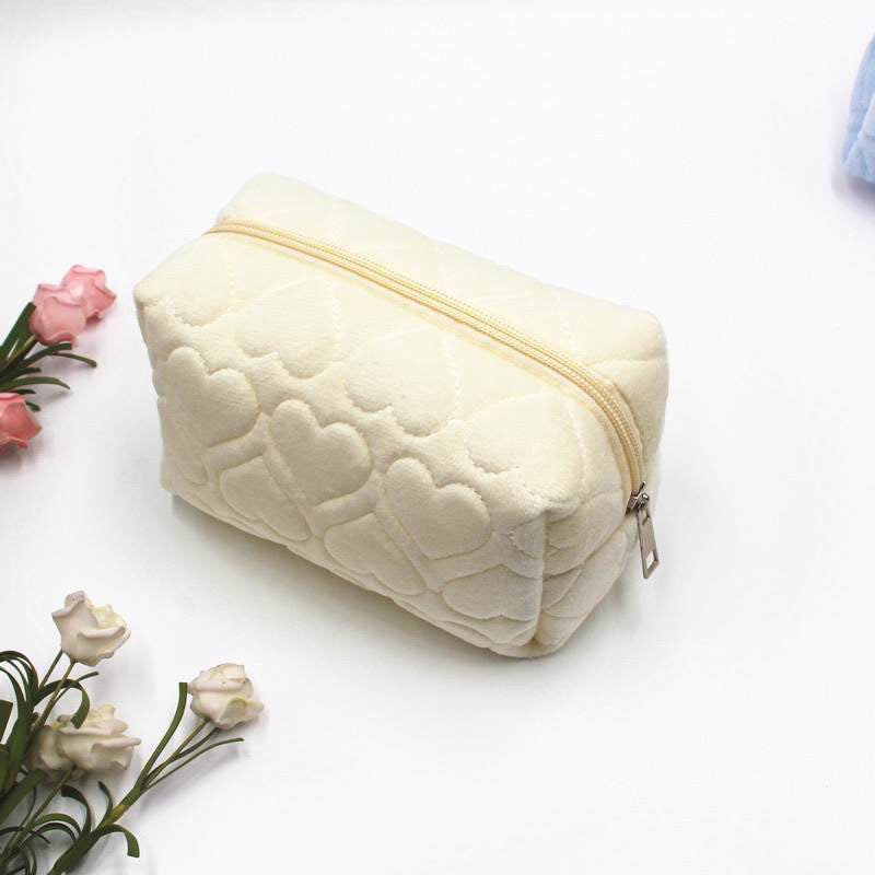 Quilted Hearts Cosmetic Bag