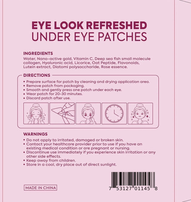 Eye Look Refreshed Under Eye Patches (12 pairs)
