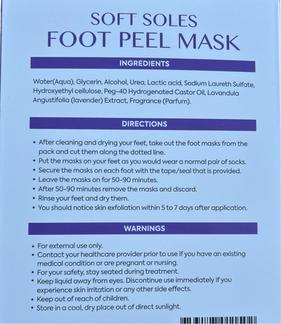 Soft Souls Foot Peel Mask