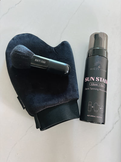 Sun Stash Glow + Go Complete Self Tanning Kit (set of 6) (shipping estimate early October)