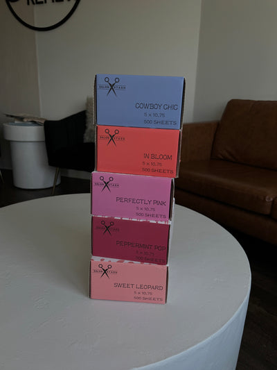 Cowboy Chic Pre-Cut Hair Foils (500 Sheets)