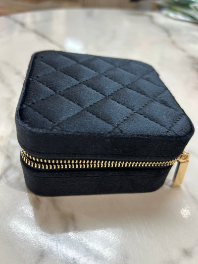 Quilted Velvet Jewelry Box