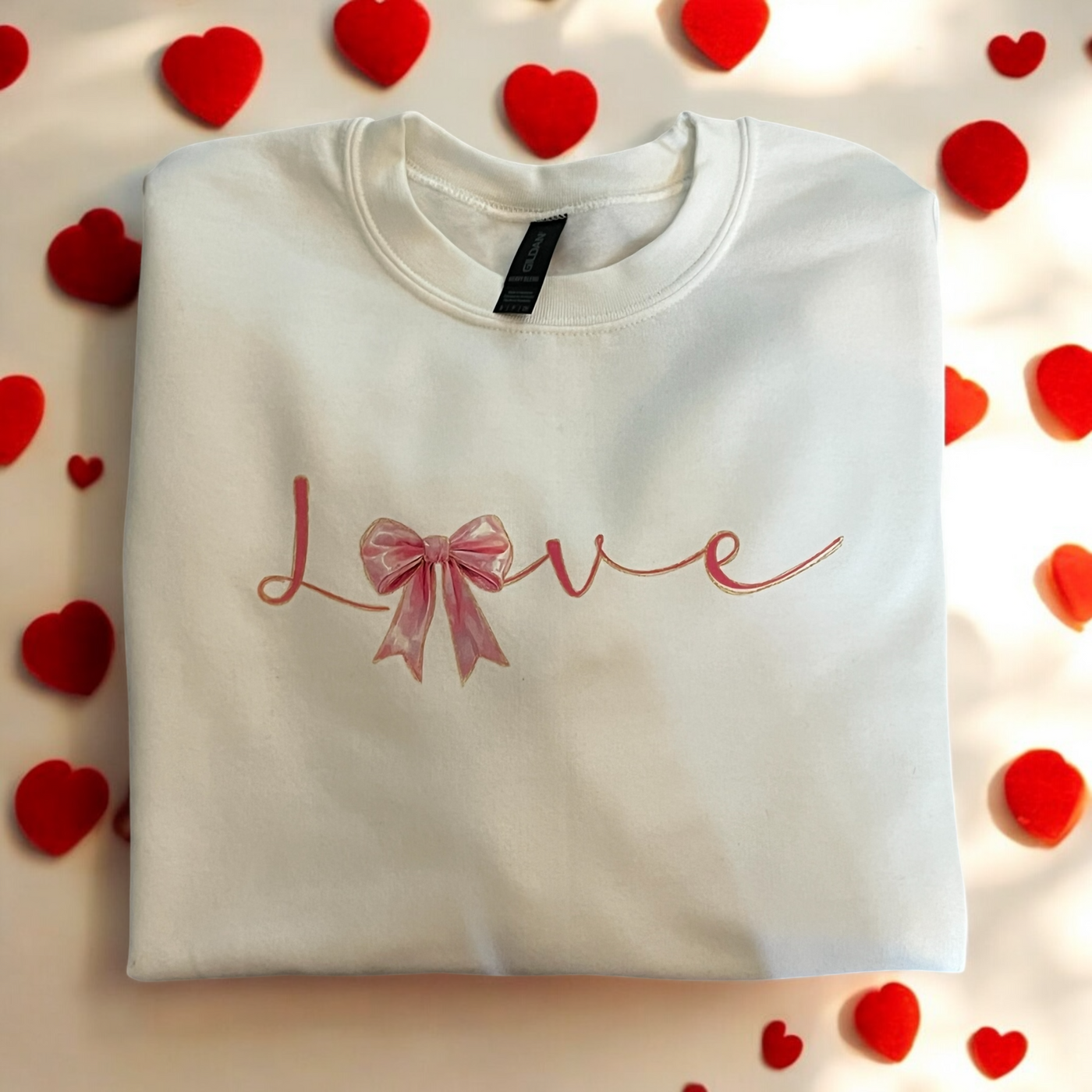 Love Bow Graphic Top