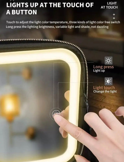 LED Light Cosmetic Bag