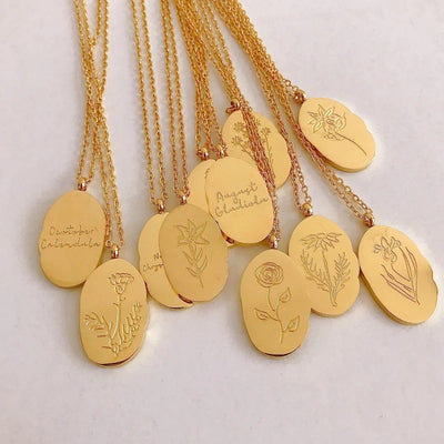 Birth Month Necklaces