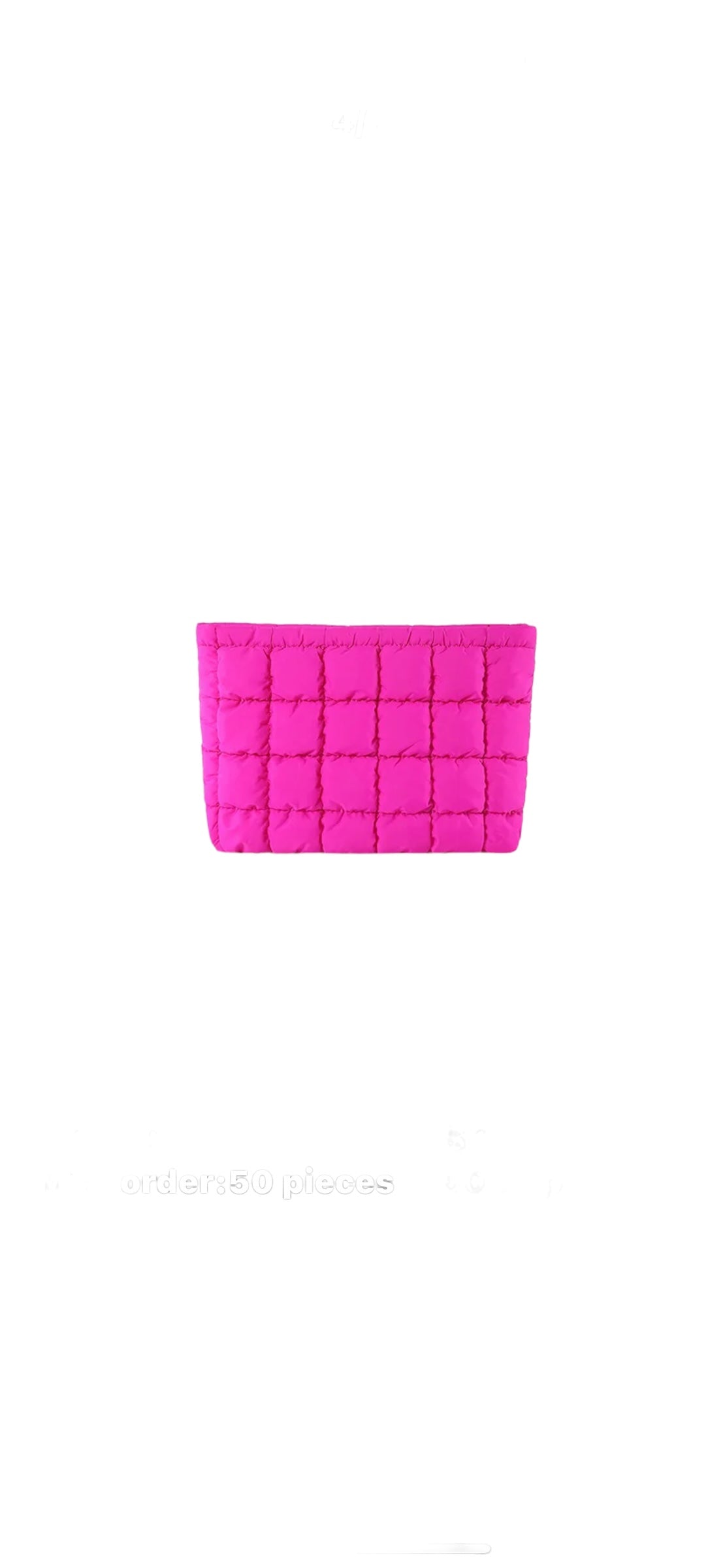 Quilted Cosmetic Bags preorder 7/7