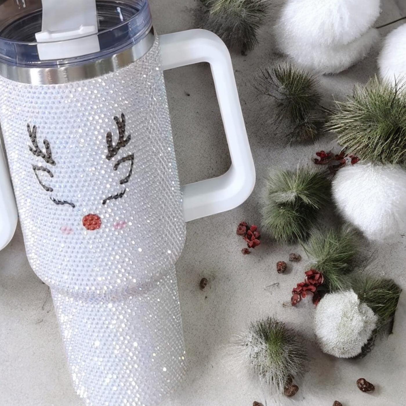 Reindeer Bling Tumbler