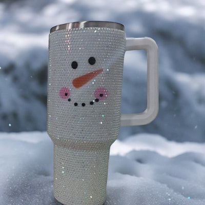 Snowman Bling Tumbler