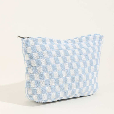 Spring Check Cosmetic Bag